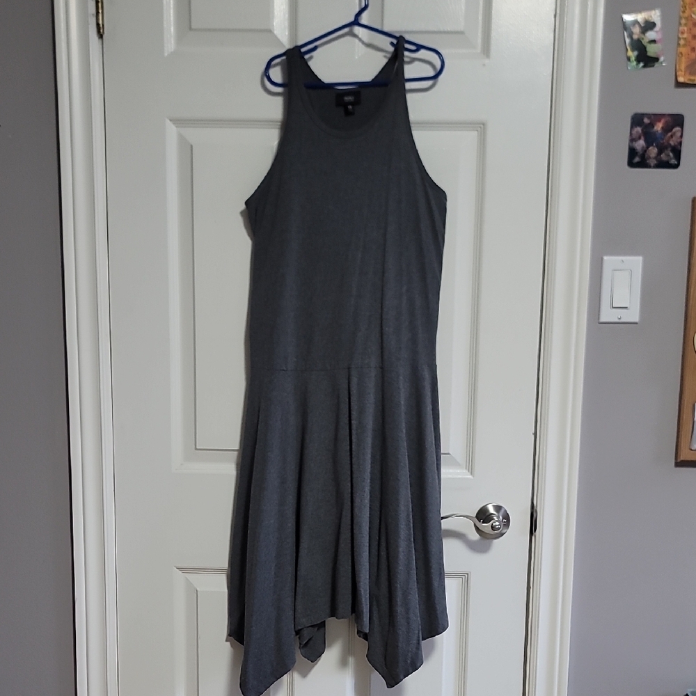 Gray Sleeveless Dress